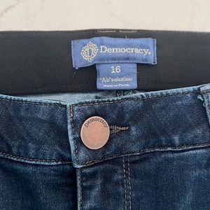 Democracy Jeans- “Ab” solution- worn 3 times, great condition
